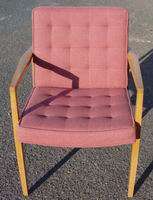 Knoll Vincent Cafiero Pink Lounge Chair  