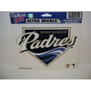 San Diego Padres Ultra decals 5 x 6   colored 