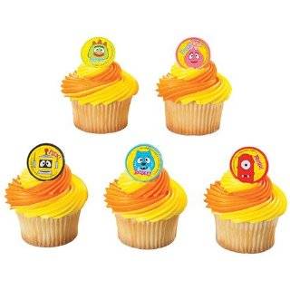 Yo Gabba Gabba Characters Cupcake Rings 12 Pack