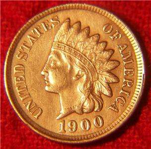  VERY NICE OLD ANTIQUE INDIAN HEAD LIBERTY PENNY 1 ONE CENT US U.S.COIN