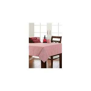  Victorian Heart British Red Check 60 Country Tablecloth 