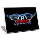   MS AERO10012 17 in. Laptop For Mac and PC  Aerosmith  Wings Black Skin