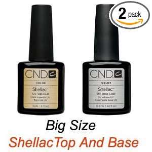  Cnd Shellac Top and Base Set of 2 Big Size Health 