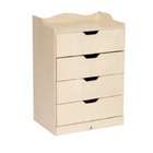 Steffy Wood Products Ervin 4 Drawer Dresser Without Mirror