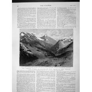  1893 RAILWAY SWITZERLAND BRIGUE DOMO DOSSOLA SIMPLON 