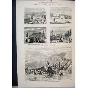  1879 Zulu War Fort Helpmakaar Troops Transport Print