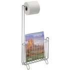 InterDesign Classico Magazine and Tissue Stand, Silver