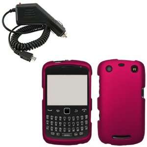  iFase Brand Blackberry 9360/9370/Apollo Combo Rubber Rose 