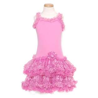 GeGe Toddler Girls Pink Mesh Tutu 1pc Outfit Dress 3T 