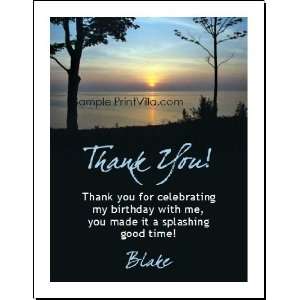 Lake Party Thank You Cards