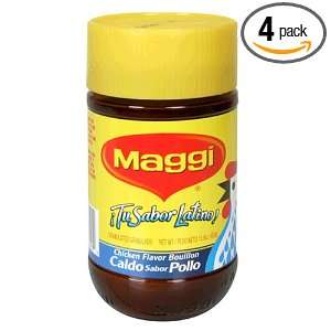 Maggi Chicken Bouillon   07490, 15.9 Ounce Jar (Pack of 4)  