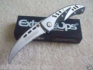 Smith & Wesson Extreme Ops Serrated Edge Hawkbill Knife CKHBS New 