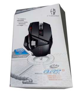 NEW Cyborg R.A.T. 9 Laser Mad Catz Gaming Mouse for PC RAT 9 