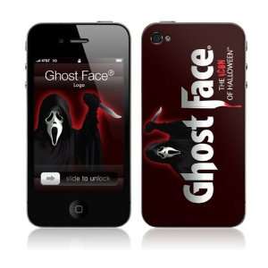   Music Skins MS GHST30133 iPhone 4  Ghost Face  Logo Skin Electronics