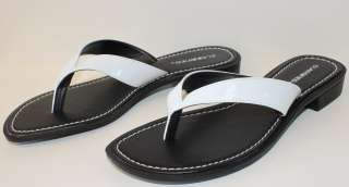 Classified Black/White Flip Flops Shoes Womens (Retail $49)  