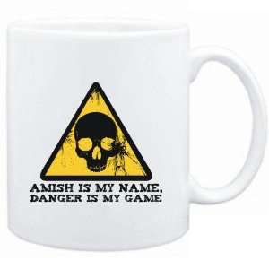  Mug White  Amish is my name, danger is my game  Male 