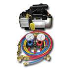 FJC R134a Vacuum Pump and Manifold Gauge Set FJCKIT6