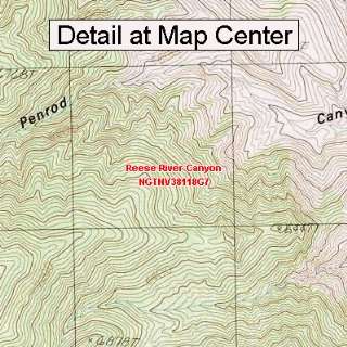  Quadrangle Map   Reese River Canyon, Nevada (Folded/Waterproof