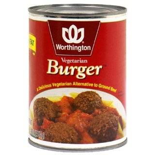 Worthington Vegetarian Burger, Low Fat, 20 Ounce Cans (Pack of 12)