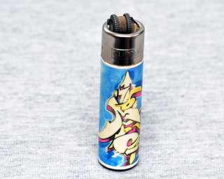 rare Clipper lighter with a graffiti style design. The lighter is in 