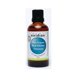 Viridian Red Clover Tincture 100% Organic 50ml  Grocery 