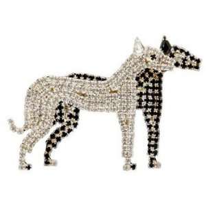  Jeweled Double Dog Pin 