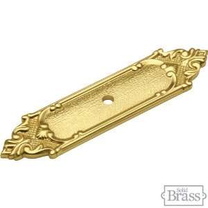  Richelieu   4 1/8 solid brass backplate   polished brass 