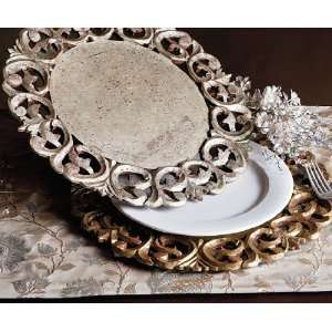  Trentino Wooden Placemats Silver