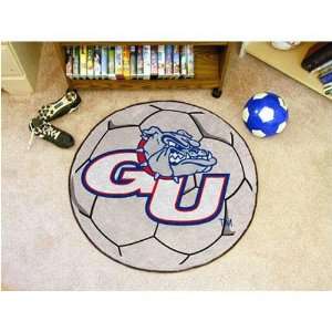  Gonzaga Bulldogs NCAA Soccer Ball Round Floor Mat (29 