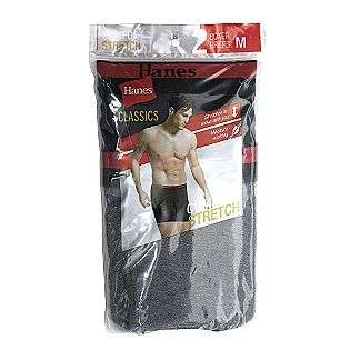 Comfort Stretch Boxer Brief (2 pack)  Hanes Classics Clothing Mens 