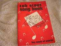 Cub Scout Song Book BSA 1955  