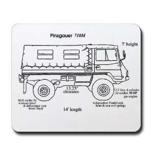  Pinzgauer 710M Truck Military Mousepad by  