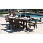 Hospitality Rattan Soho 7 PC Dining Group (Two AC and Four SC Small 