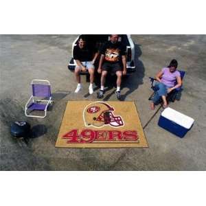 Exclusive By FANMATS NFL   San Francisco 49ers Tailgater Rug  