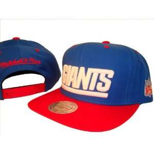 com New York Giants Blue & Red Adjustable Snap Back Baseball Cap Hat 