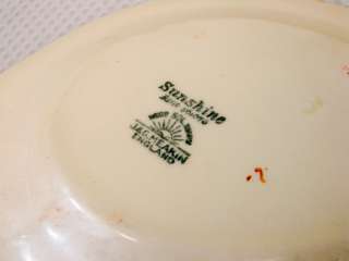 Decor Plate J&G Meakin England Sunshine Vintage  