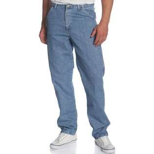 Wrangler Rugged Wear Mens Carpenter Jean, Vintage Indigo, 33x32 at 