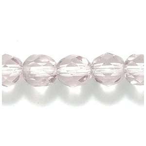  Preciosa Czech Fire 6 mm Faceted Round Polished Glass Bead 