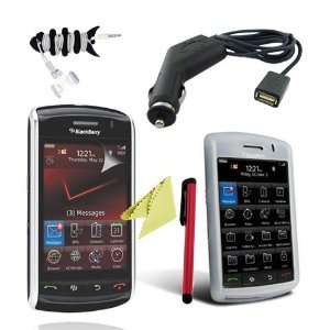  Guard + USB Extension Car Charger + Fish Bone Holder for Earphones 