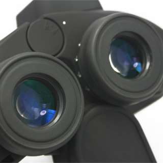 10x50 Waterproof Black Marine Binoculars with Build in Range Finder 