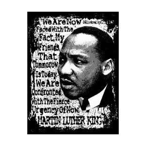  Martin Luther King 2XL Black T shirt 