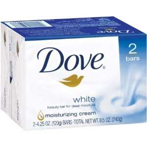 Dove Beauty Bar White 1 / 4 Moisturizing Cream 4.25 Oz Bars   36 Pack