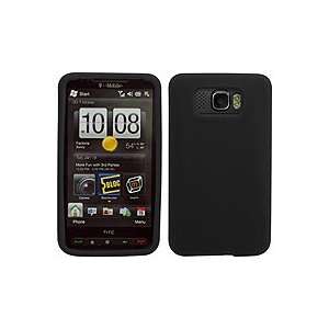    Cellet Black Jelly Case For HTC HD 2 Cell Phones & Accessories