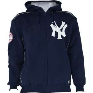  Yankees Full Zip Sherpa Lined Hooded Sweatshirt