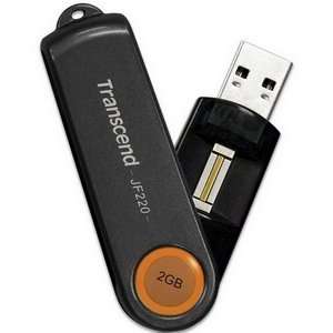 TRANSCEND, Transcend 2GB JetFlash 220 Fingerprint USB 2.0 Flash Drive 