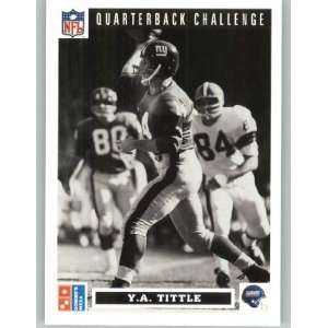  1991 Dominos Quarterbacks #45 Y.A. Tittle   New York Giants 