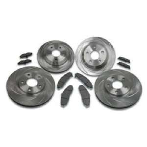  Stainless Steel Brakes A2350005 Turbo Slotted Rotors 