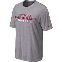 Nike Arizona Cardinals Sideline Legend Authentic Font Dri FIT T Shirt 