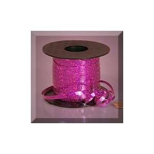  1ea   3/16 Cerise Sparkle Holographic Curling Ribbon 