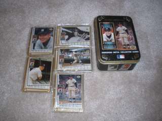It is a 5 metal card Metallic Impressions set of NY Yankees Hall of 